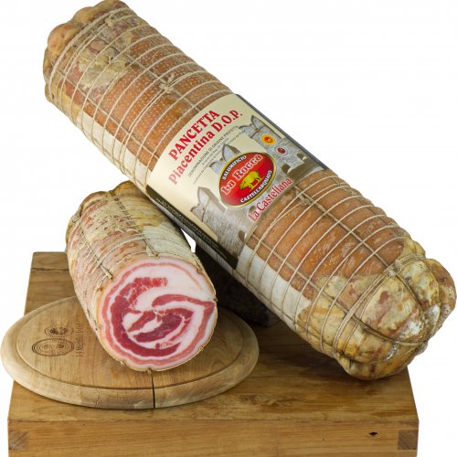 Pancetta agliata  of Suino D'Oro